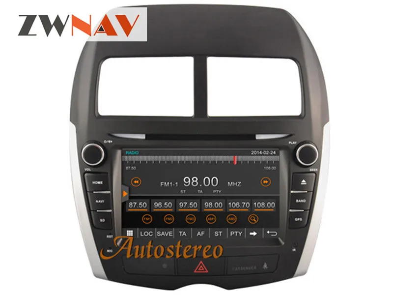 10,2 дюймов и 8 дюймов Android 7,1 автомобильный dvd-плеер gps навигация для Мицубиси ASX RVR Outlander Sport 2010