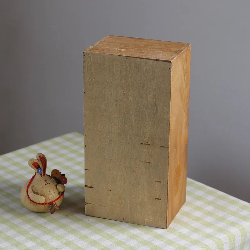 Замечательный массив деревянное домашнее украшение коробка для хранения из