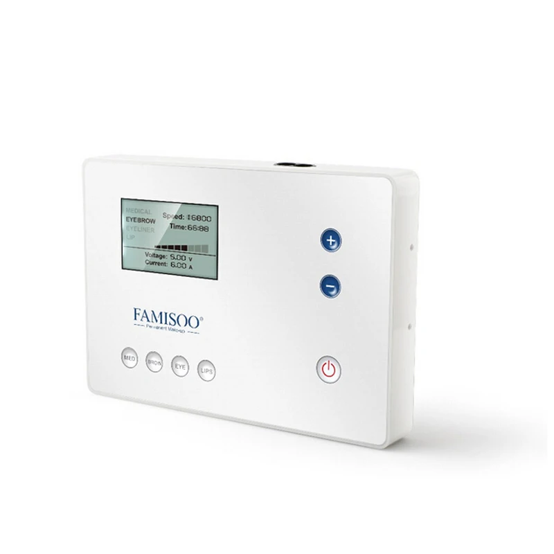 FAMISOO N6 цифровой постоянный макияж татуировки комплект Видимый Управление Панель
