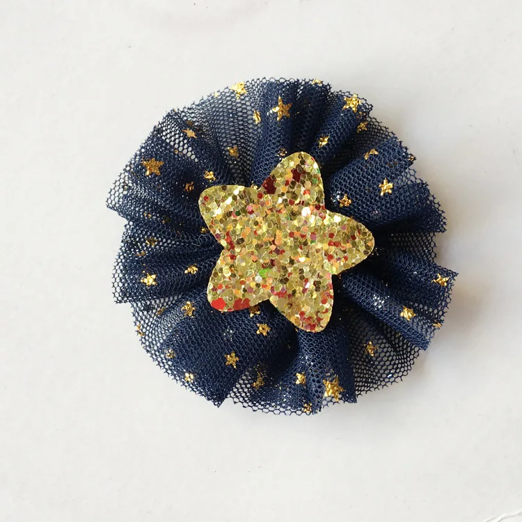 

Wholesale 20pcs Boutique Glitter Lace Star Hairpins Solid Star Hair Clips Princess Fashion Headwear Hair Accessories
