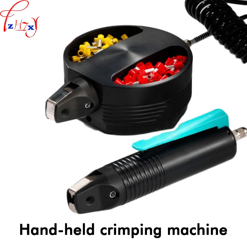 

1pc PFT25 Handle type tube terminal special pressure line machine pneumatic cable pliers pneumatic hand-held press