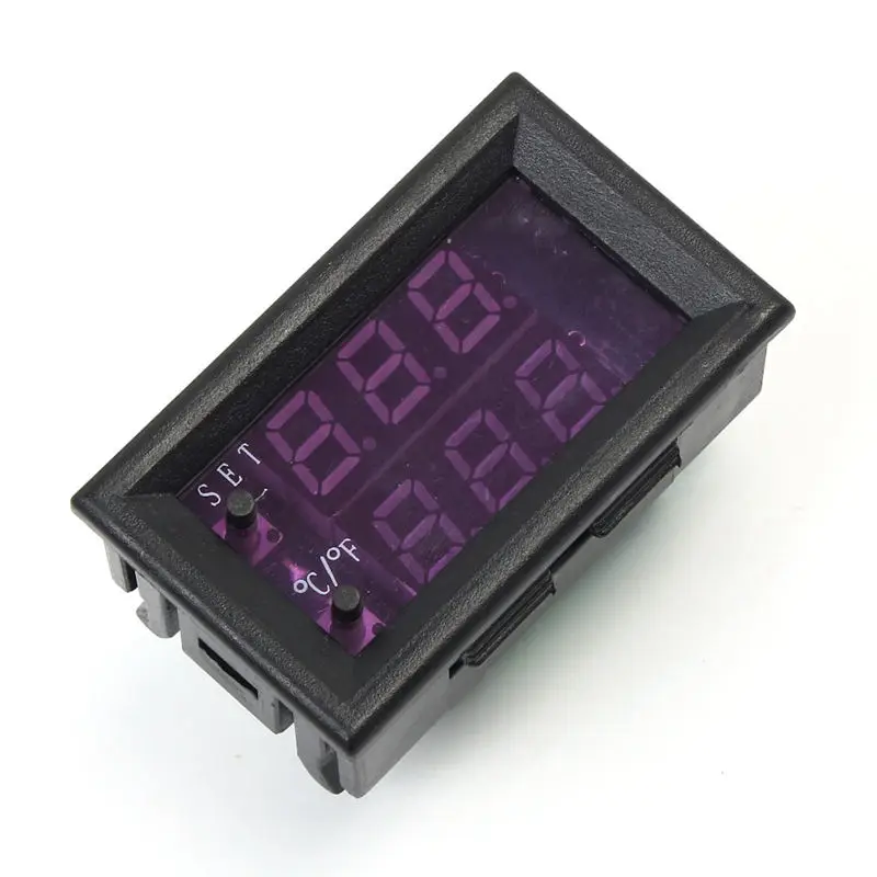 Dc 12V Micro- Computer Electronic Thermostat Temperature Controller Switch Adjustable Digital Led Display Intelligent | Безопасность и