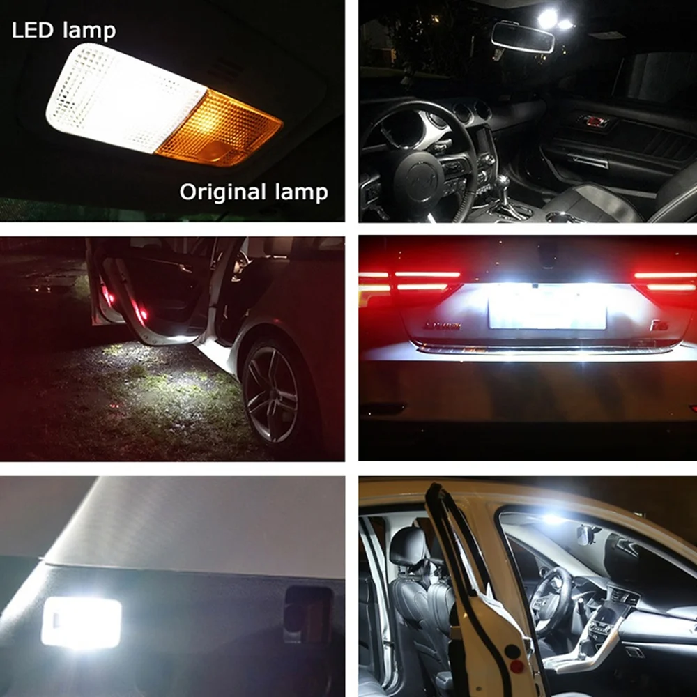 Ламсветильник для номерного знака Mercedes Benz W169 W203 W208 W209 W210 W211 W212 6000K белая 2