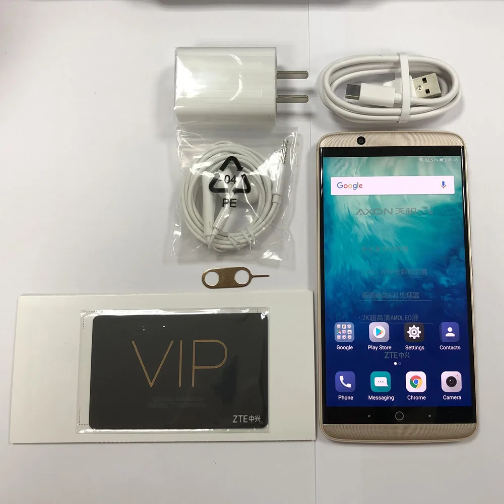 Zte Axon7S A2018 Axon фотоаппаратов моментальной печати 7s Смартфон Snapdragon 821 4 Гб 128 android 7 1 5