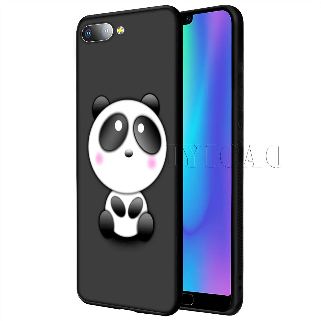 IYICAO Милый Панда Новинка Мягкий силиконовый чехол для телефона Huawei Y9 Y7 Y6 Prime 2019 Honor