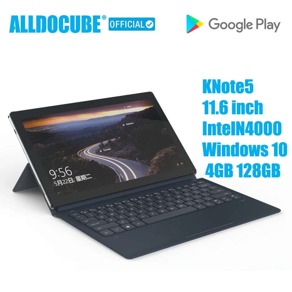ALLDOCUBE 11 6 &quotKNote5 планшет Intel Gemini Lake N4000 двухъядерный Windows 10 планшетный ПК 4 ГБ ОЗУ 128