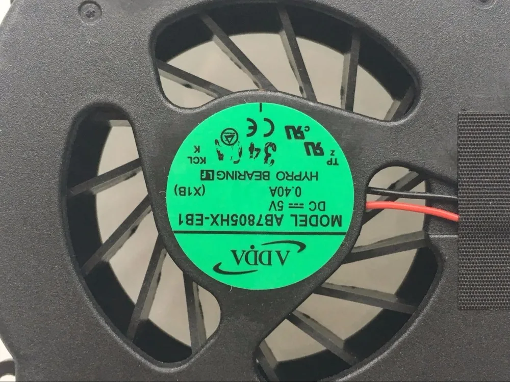 Оригинальный новый для HP Pavilion DV7 DV7-1100 DV7-1200 DV7-1000 ADDA AB7805HX-EB1 X1B sps-480481-001 вентилятор