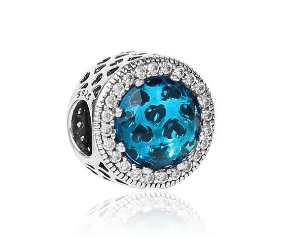 1pc 925 Silver Opal DIY Bracelet Necklace bead Fit Pandora Charm Pure Round Handmade Jewelry Accessories | Дом и сад