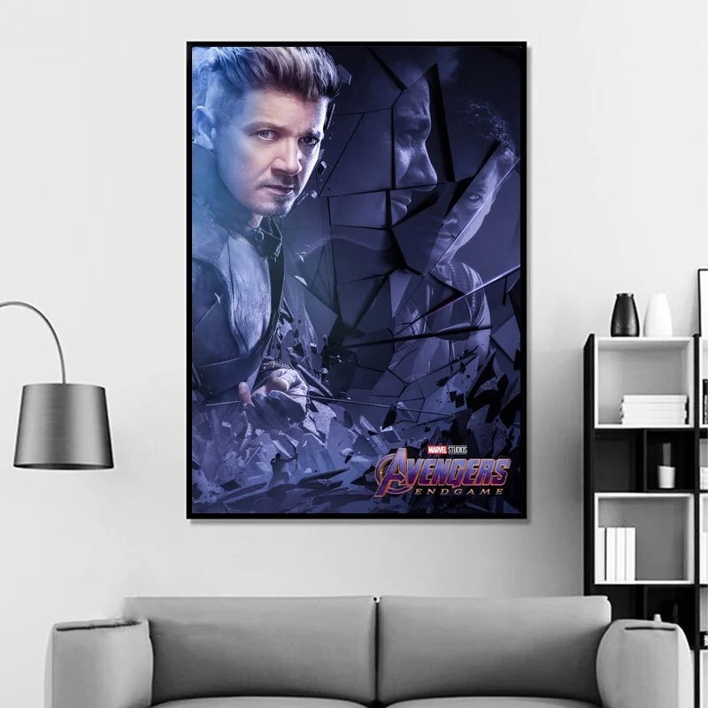 Мстители: Endgame постер на холсте Hawkeye Avenge Падший плакат Marvel комедия качественный принт Мстители 4
