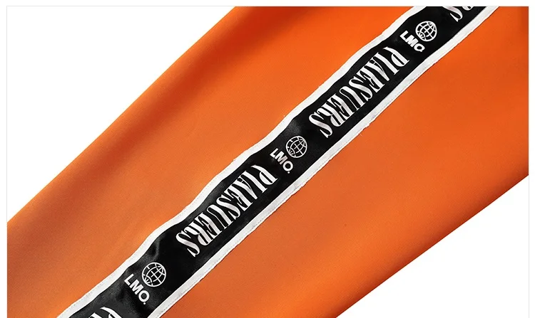 Новинка весна осень 2018 мужские спортивные брюки в стиле хип хоп оранжевые модные