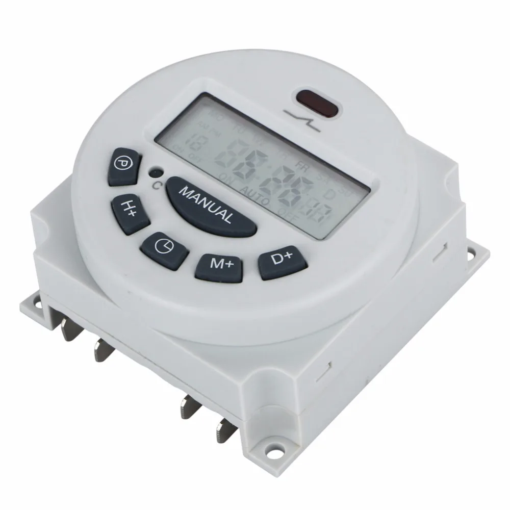 Цифровой программируемый электронный выключатель AC12V/AC110V/AC220V для