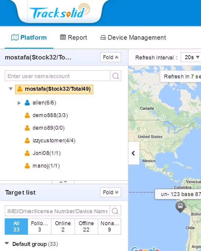 Gps трекер веб-приложение отслеживание платформы программного обеспечения tracksolid сервис для всех CONCOX gps трекеры Wetrack2, ET200N, GT06N, GT06E, JM01
