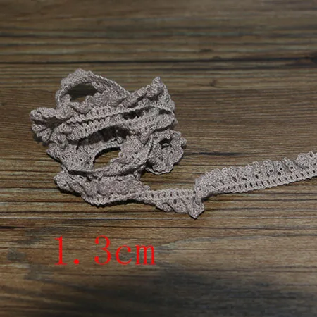 1.3cm 1yard 1 ярдов/большие эластичные кружевные аксессуары для пошива одежды аксессуары Свадебные украшения - Цвет: 1.3cm 1yard