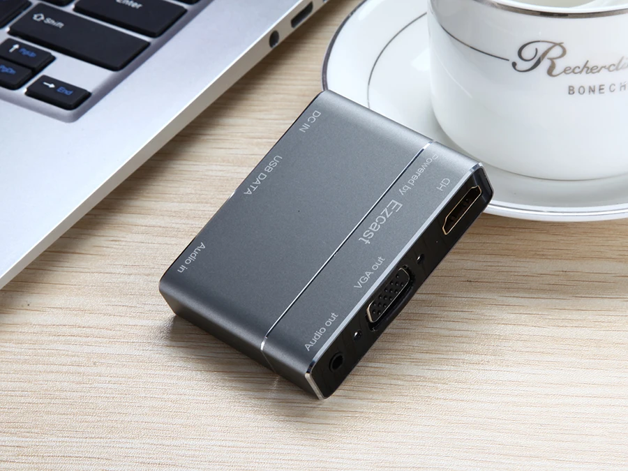 EZCast 1080p ТВ ключ HDMI/VGA+ аудио конвертер Цифровой AV адаптер 3 в 1 USB для HD дисплей медиаплеер VS Miracast