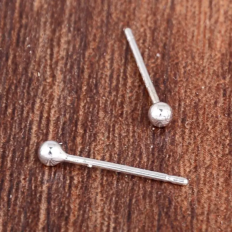 Серьги гвоздики медные в форме шара 2/3/4/5 мм|colorful stud earings|stud earringsstud earrings wholesale |