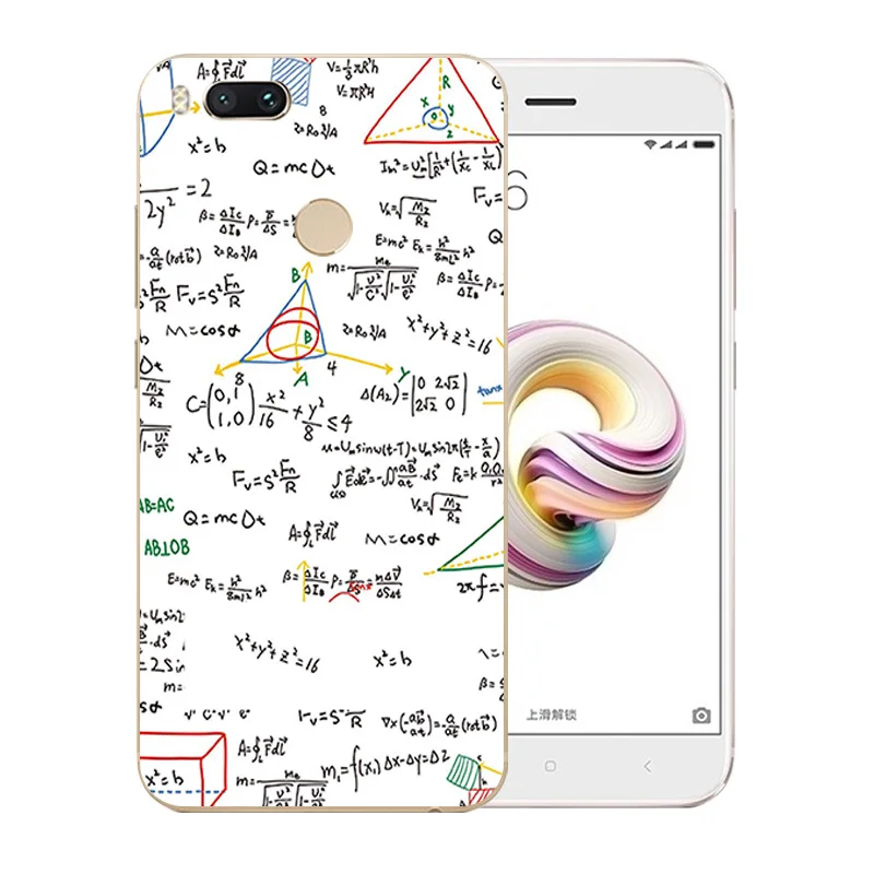 Для Xiaomi Mi A1 чехлы для телефонов Ультратонкий силиконовый чехол 5x с красочным
