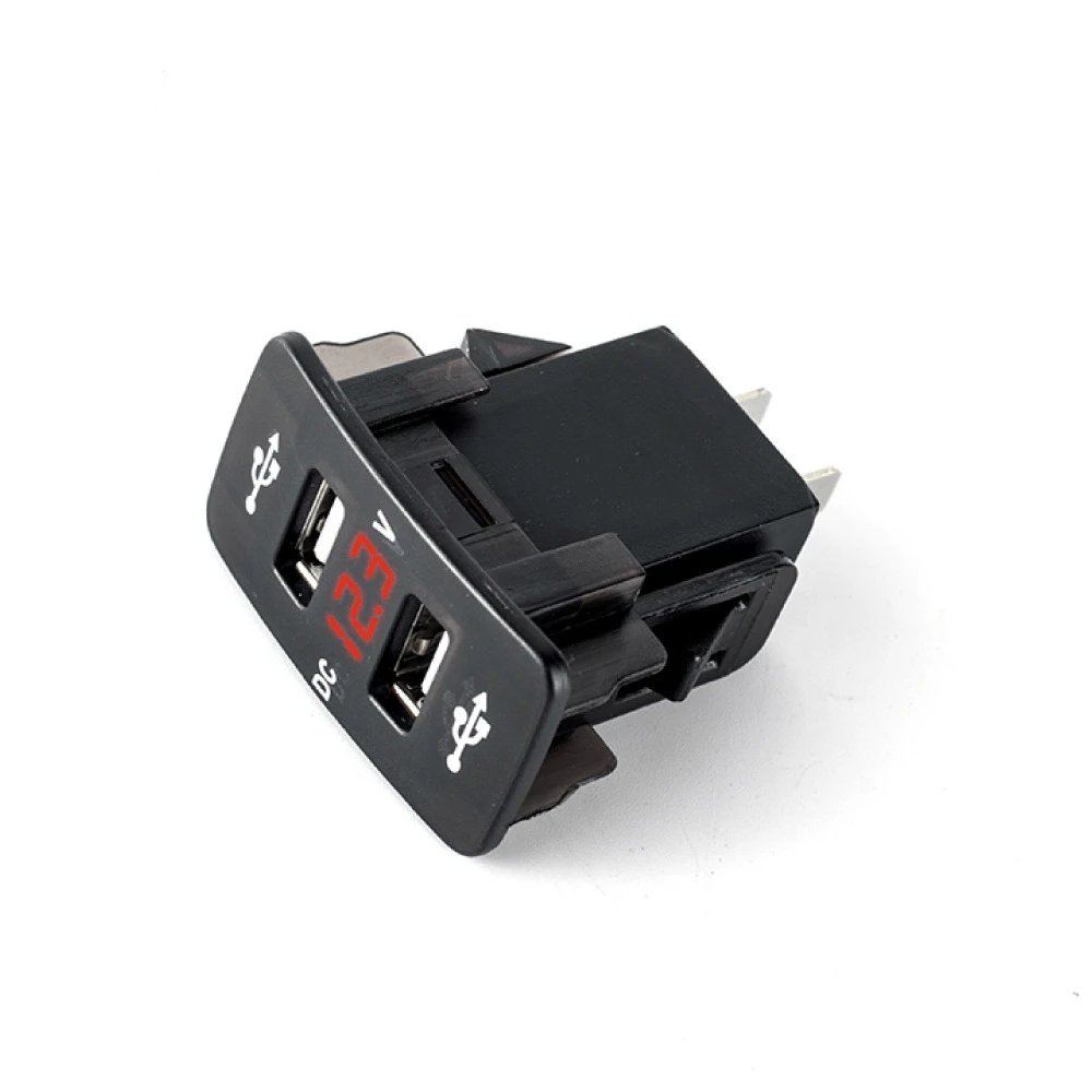 Для Honda 12V 24V на 2-портный Dual Порты и разъёмы USB Зарядное устройство гнездо