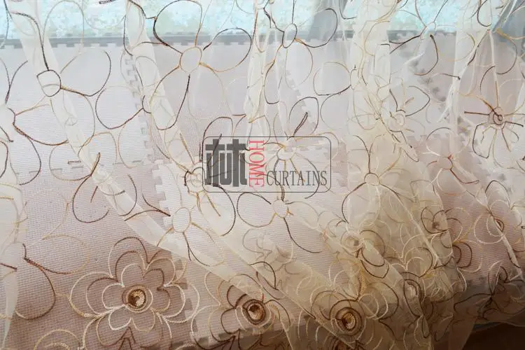 NAPEARL бесплатная доставка вышитые тканевые занавески для гостиной спальни на