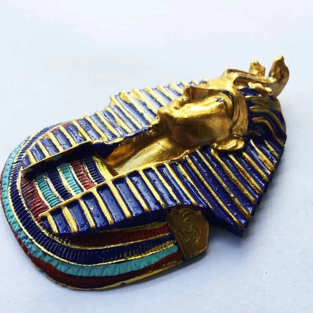 3D Resin Egyptian Pharaoh Fridge Magnet Egypt Tousit Souveirs Refrigerator Magnets Kitchen Magnetic Sticker Home Decorations | Дом и сад