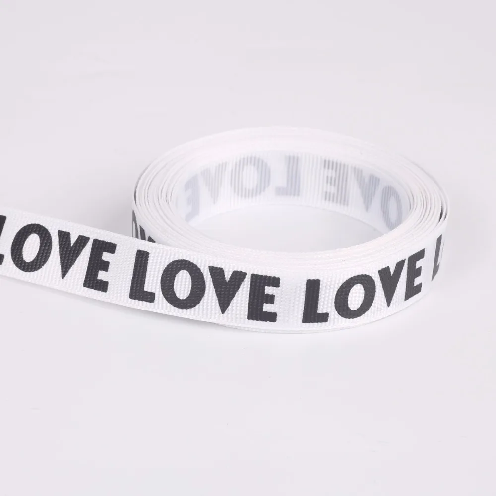 5 ярдов/партия лента с принтом LOVE 15/20 мм|printed ribbon|grosgrain printed ribbonribbon ribbon |