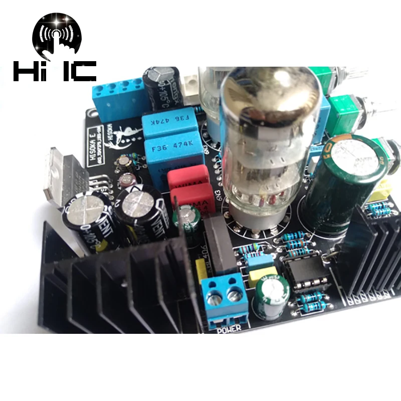 6N3 Drive TDA7379 вакуумный трубный усилитель стерео Hi Fi предварительный 38 Вт + DC 12