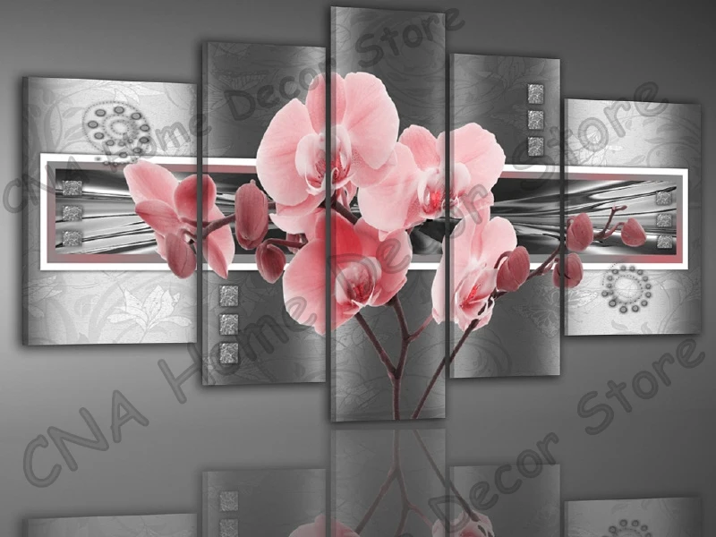 5 шт. цветные цветы дрель 5D Diy Алмазная картина мозаика Смола вышивка религия