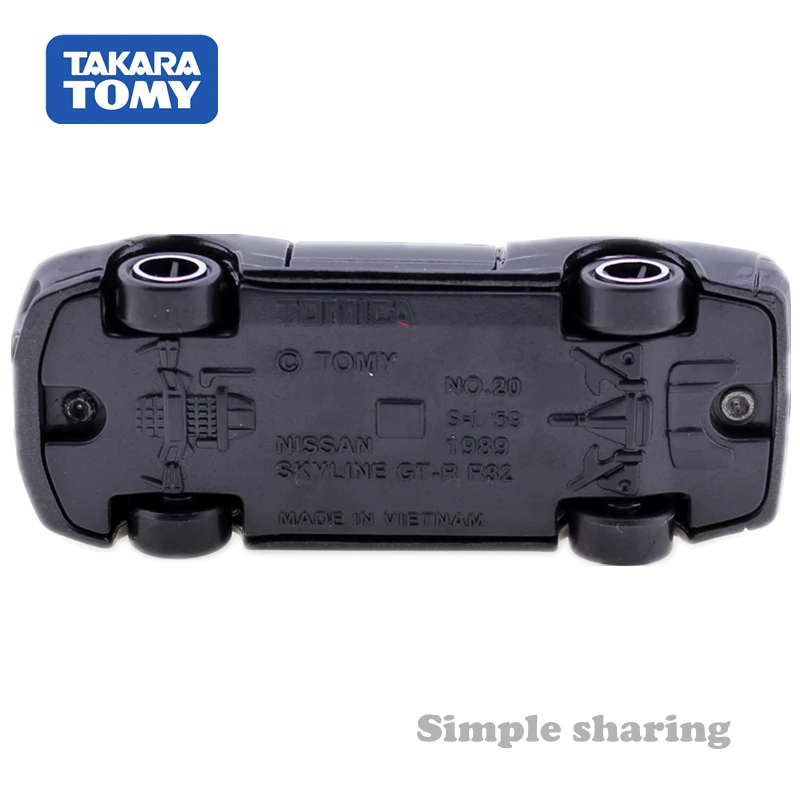Takara Tomy мечта Tomica № 141 Initial D SKYLINE GT-R R32 модель комплект миниатюрный литья под давлением игрушечных автомобилей Коллекционные вещи для детей
