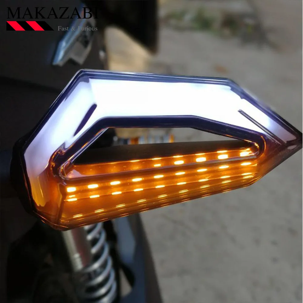 Универсальный мотоцикл указатель поворота светильник 12V LED рулевое s рулевого