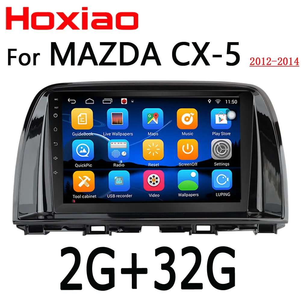 Для Mazda CX-5 CX5 CX 5 2012 2013 9 дюймов 1024*600 экран Автомобильный Android Радио BT WiFi gps стерео 2 din Автомобильный dvd-плеер - Цвет: 2G