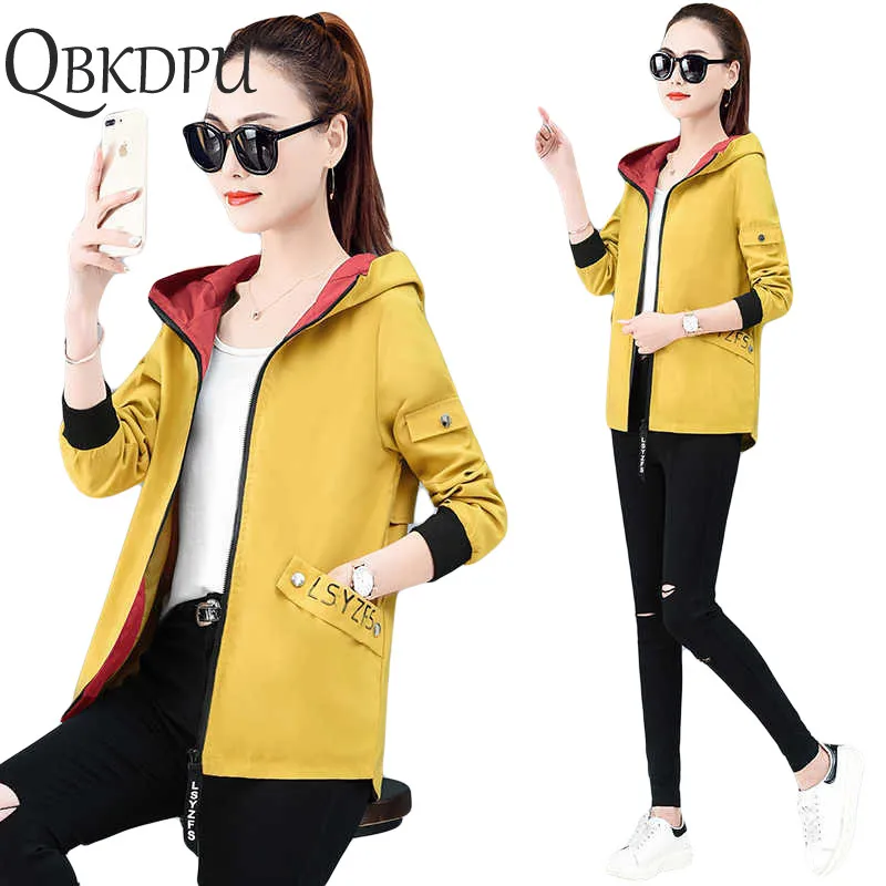 Женский длинный участок свободные тонкое пальто TopsMom из толстовки с капюшоном и