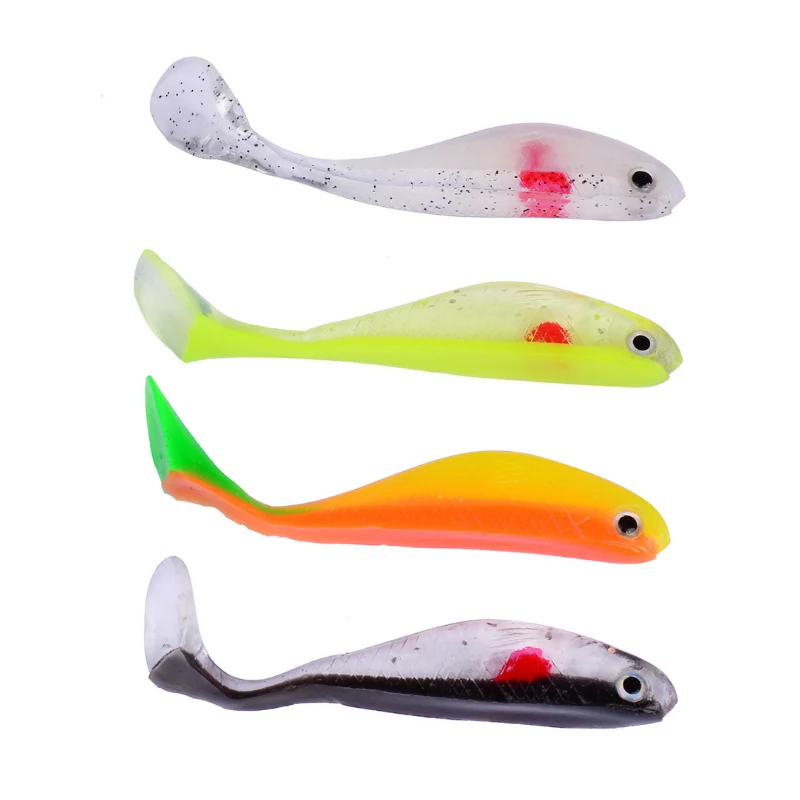 10 шт./упак. PRO BEROS 88 мм Мягкие рыболовные приманки Easy Shiner Swimbaits Мягкая силиконовая