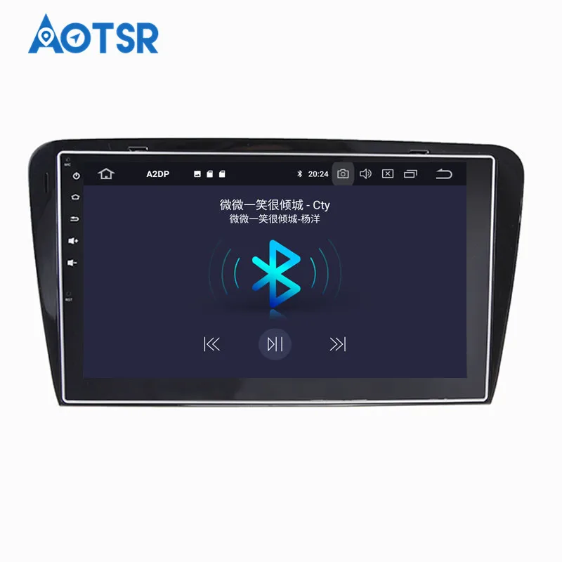 Автомагнитола 2 din Android 9 0 4 + 32 ГБ мультимедийный проигрыватель без DVD плеера для Skoda