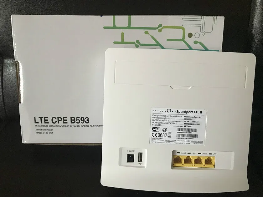 Разблокированный роутер Huawei B593 B593u-12 4G LTE Роутер со слотом для Sim-карты Wi-Fi с 4