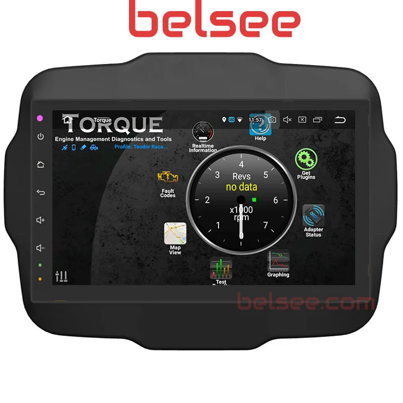 Belsee 10 1 &quotIPS экран 8 ядер стерео Android 0 головное устройство автомобильное радио GPS