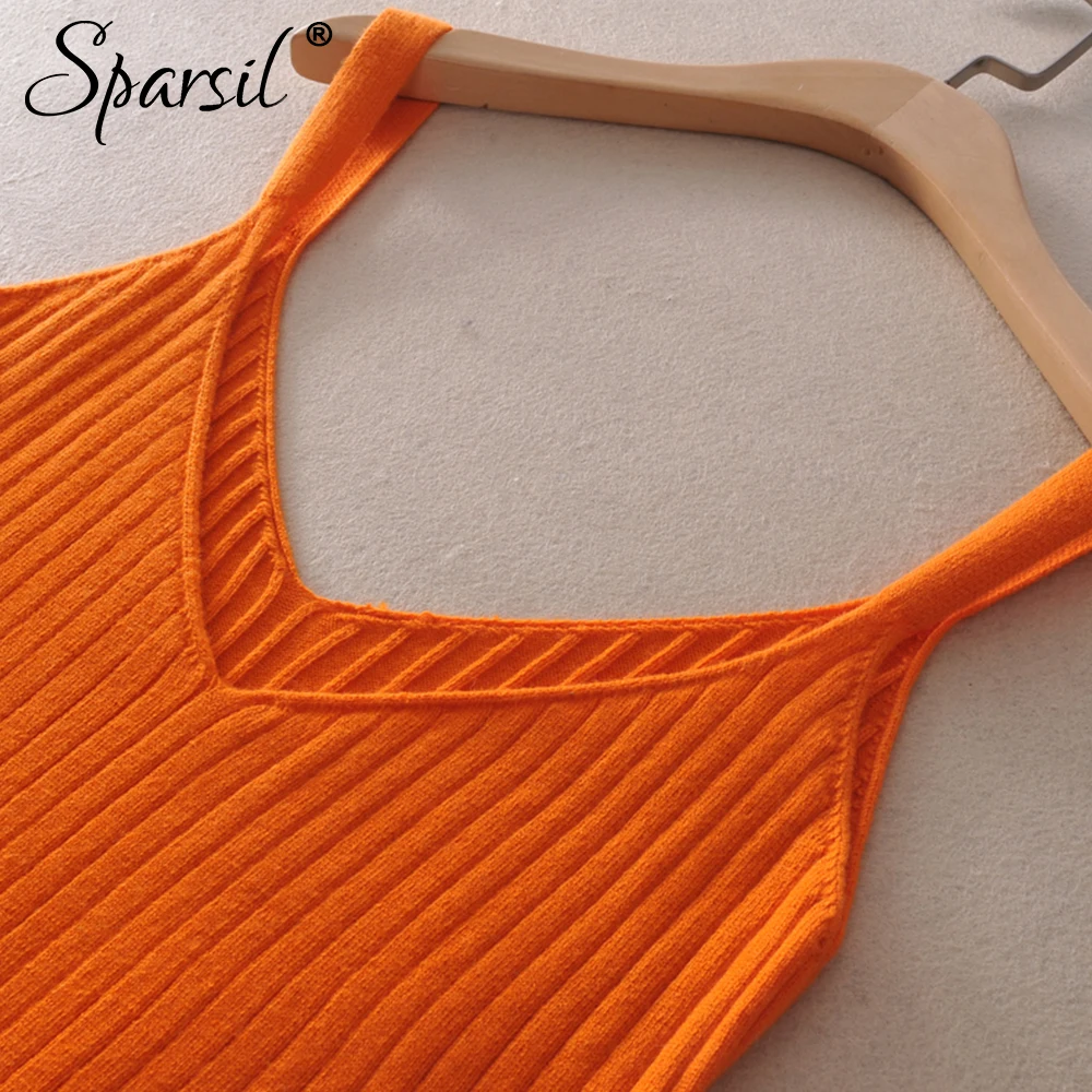 Sparsil Для женщин осень вязаный шерстяной платье комбинация двойным v образным