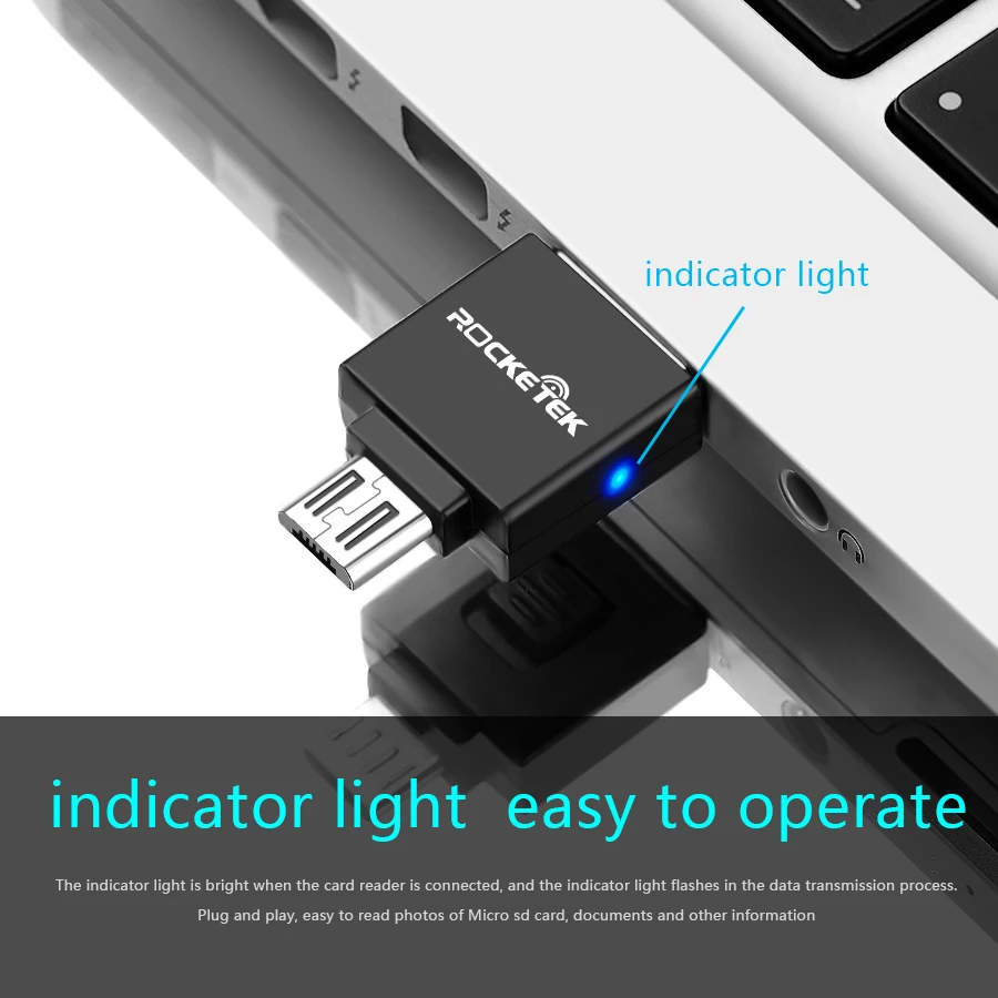 Rocketek устройство для чтения карт micro usb 2 0 с поддержкой otg|card reader 2.0|sd card usbcard |