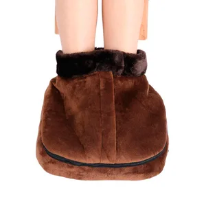 Обувь для ухода за ногами с электрическим подогревом, теплые массажные стельки для обуви, коврик для инструментов, удобные бархатные Тапочки унисекс, теплые массажные тапочки для ног