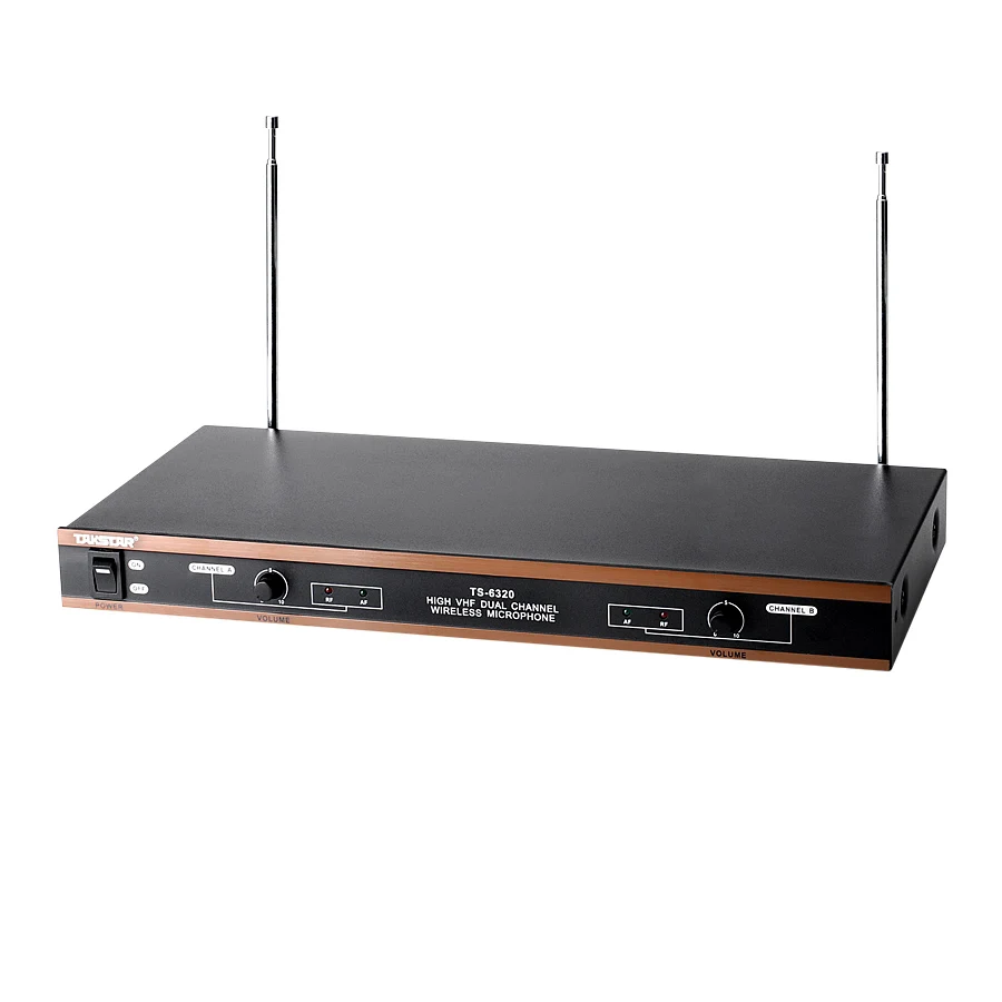 Takstar TS-6320 2-канальная VHF Беспроводная микрофонная система используется для