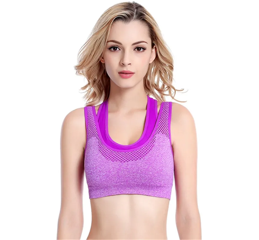 Rose Pink 3 цвета, S-XL, женский бюстгальтер, профессиональный, модный, сексуальный, бесшовный, с перекрестной спинкой, мягкий, для тренировок, серый, топы для женщин, 247 - Цвет: Rose Pink