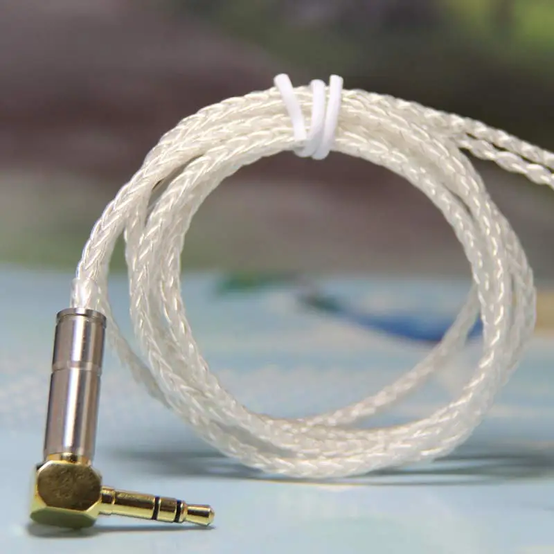 Tiandirenhe MMCX кабель для Shure SE215 SE535 SE846 наушники 8 акций с серебряным покрытием