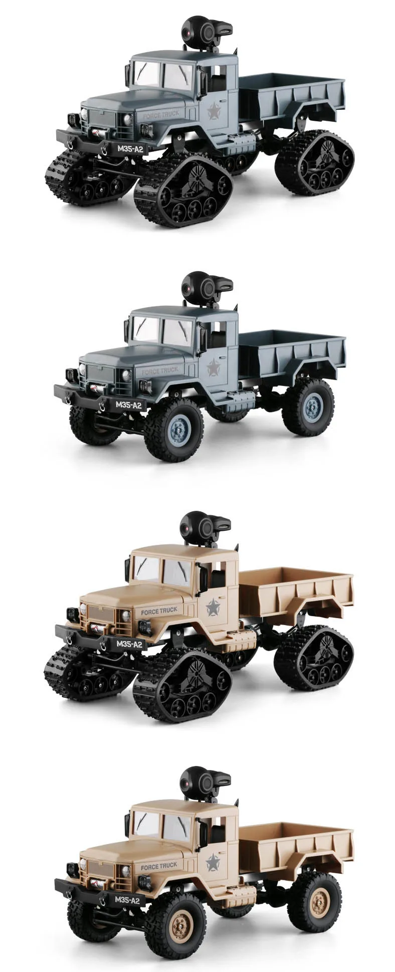 4WD 2,4 Ghz HD камера Wi-Fi передача в режиме реального времени детских игрушек rc автомобиль в снегу гусеничный пульт дистанционного управления автомобиль Подарки для детей