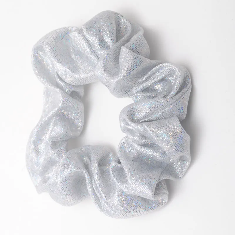 Silver 6 piece 6 шт., новинка, женские резинки для волос, блестящая резинка для волос, нормальный размер, резинка для волос, модный подарок, аксессуары для волос - Цвет: Silver 6 piece