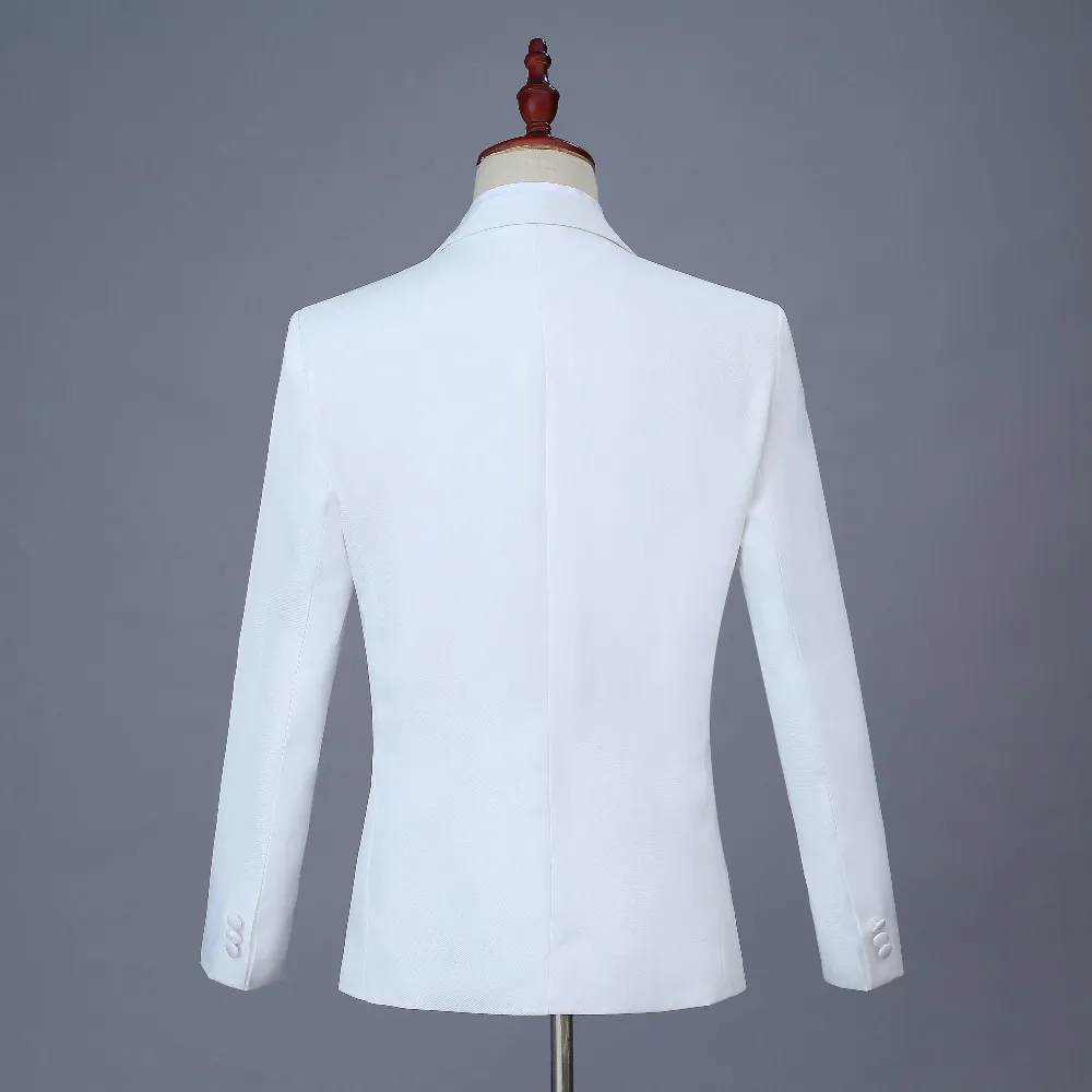 New Design Smoking Blazer Suits Men Slim Fit 2018 Tailor Custom Made Groom Suit Groomsmen Mens Tuxedo Men Suits For Wedding images - 6