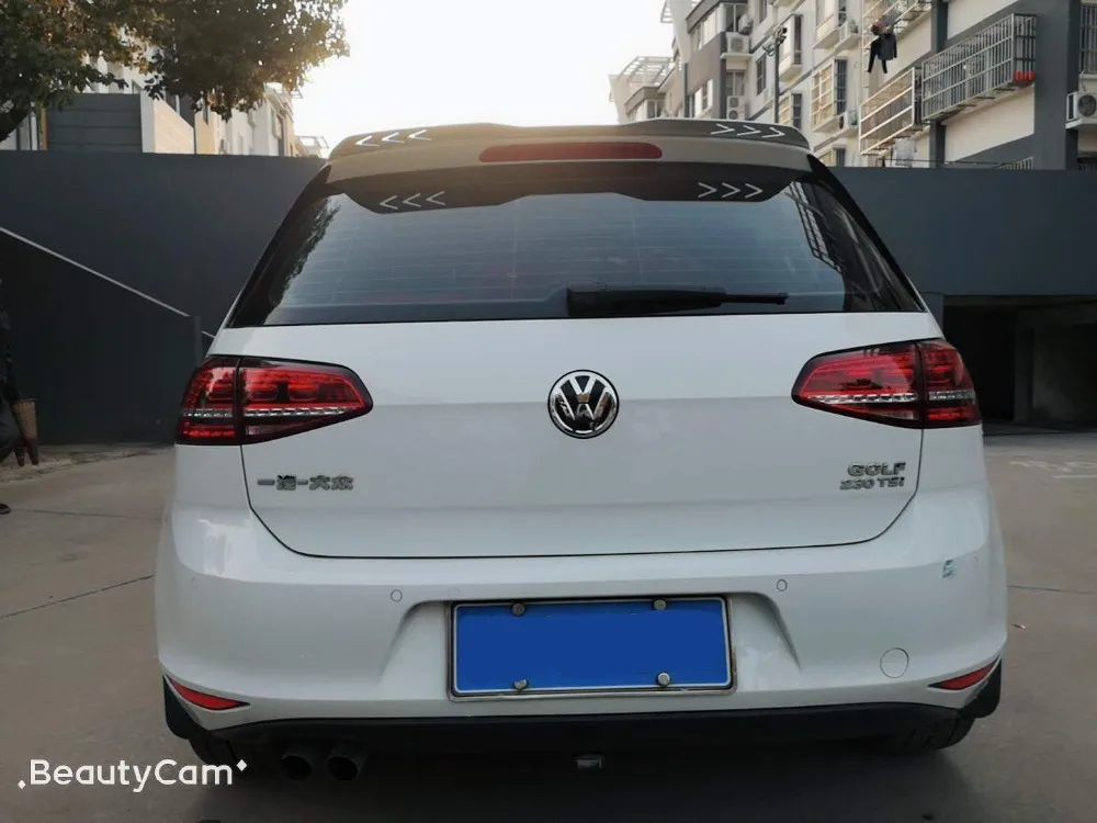 Высокое качество для Volkswagen Golf 7 VII 7,5 R R-LINE GTI спойлер Защита от солнца на заднее стекло для игры в гольф спойлер