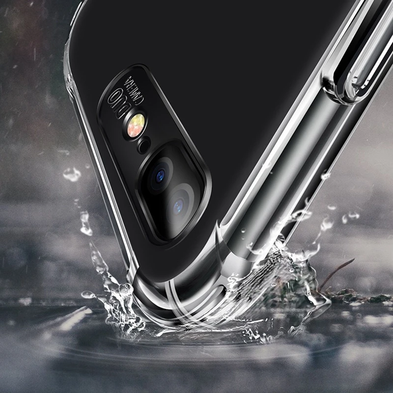 Подходит для iPhoneXSMAX Прозрачный 3D звуковой корпус телефона 8plus четыре угла