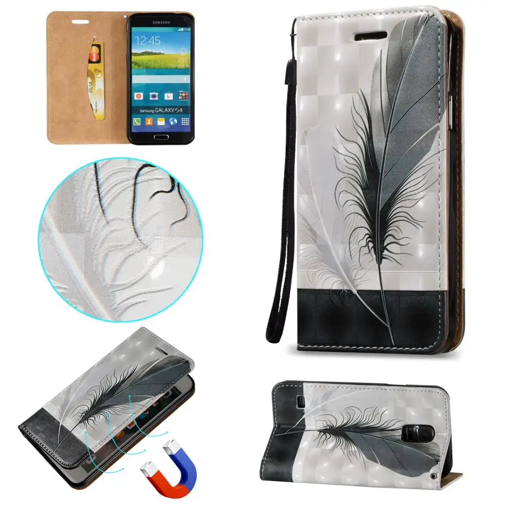 3D флип чехол для Samsung Galaxy S5 Neo G903f SM-G903f телефона кожаный S 5 G900F SM-G900F G901F SM-G901F |