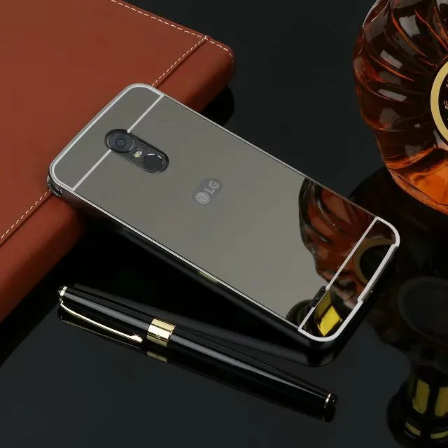 Для LG Stylus 3 Чехол Stylo 3 Роскошная Золотая зеркальная защитная задняя крышка для LG G Stylus 3/K10 Pro LS777 5," чехол для телефона
