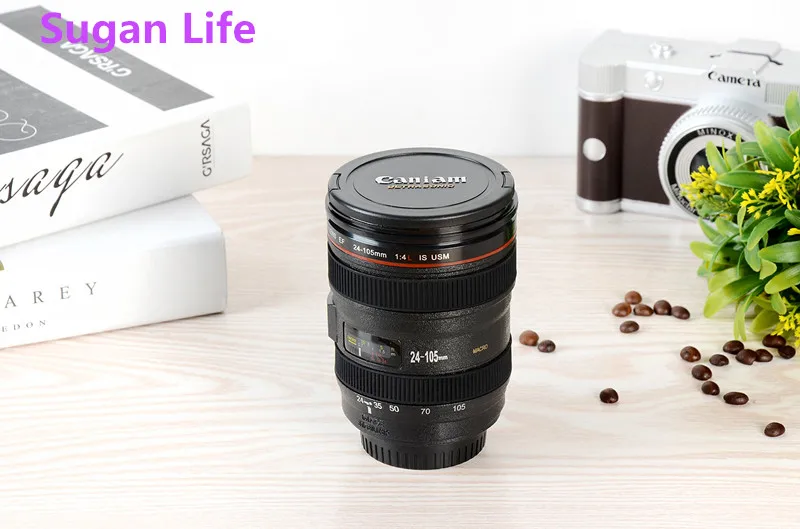 Креативная креативная чашка для объектива Canon 400 мл рук кофейная камеры второго