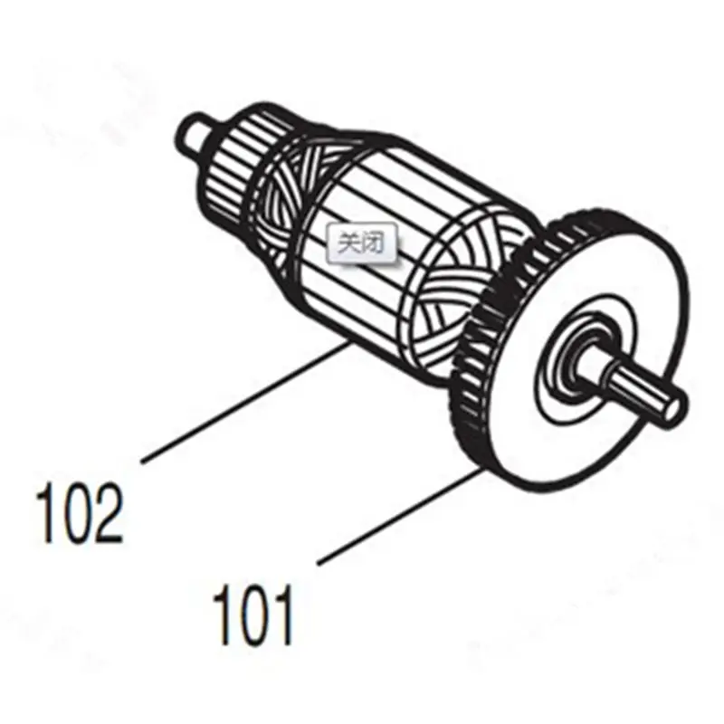 

Armature 513583-6 Rotor 220-240V For Makita 2107FK 2107F
