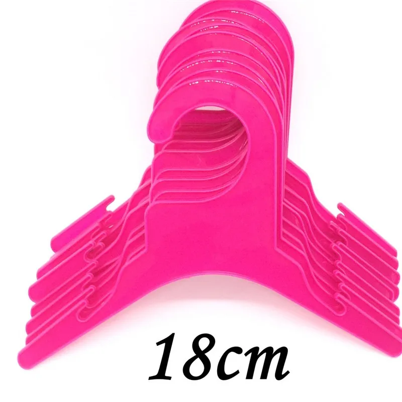 10 шт./компл. пластиковая прочная модная вешалка случайных цветов для одежды собак